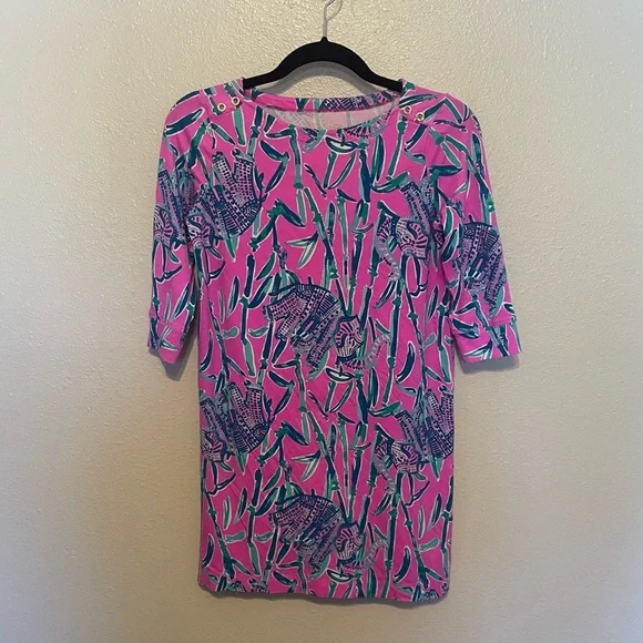 open lace back dress Lilly Pulitzer UPF 50+ Luxletic Bessie Skort main image 1